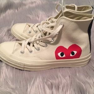 PLAY X CONVERSE Comme de garcons high tops